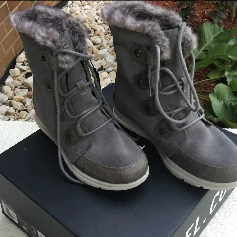 SOREL Women's Explorer Joan Waterproof Winter Boot - Picture 3 of 16